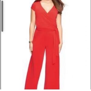 Ralph Lauren Cross Body Coral Jumpsuit